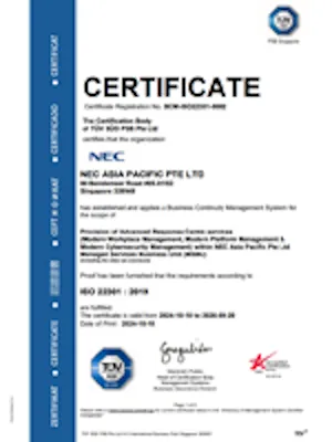 ISO 22301:2019